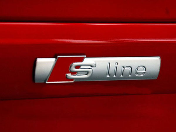 适用于奥迪 s-line侧标 运动版 a4l a6l q5 sline车标 改装车贴