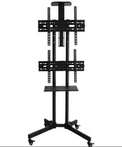 Double-screen double-sided 32-60 inch LCD TV bracket car mobile bracket floor bracket back-to-back