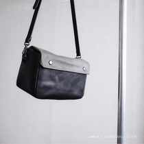 cam-in Italian vegetable tanned cowhide Japanese waterproof nylon cloth diagonal cross adjustable shoulder Camera Camera photo bag