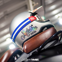 TUTU car sticker VESPA modified sticker MOTOLINE creative helmet Phantom color sticker motorcycle reflective sticker