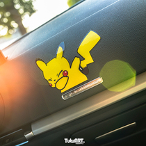 TUTU car sticker Pikachu car sticker bikachu creative personality glass window body cover Scratch Sticker