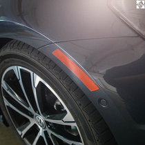 TUTU map car sticker US version plus gauge front bumper car sticker front bumper wheel eyebrow reflective sticker safety warning sticker