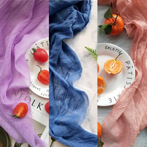 ins do old food photo background cloth photography mesh props gauze scarf shooting background cloth gauze tea towel napkin