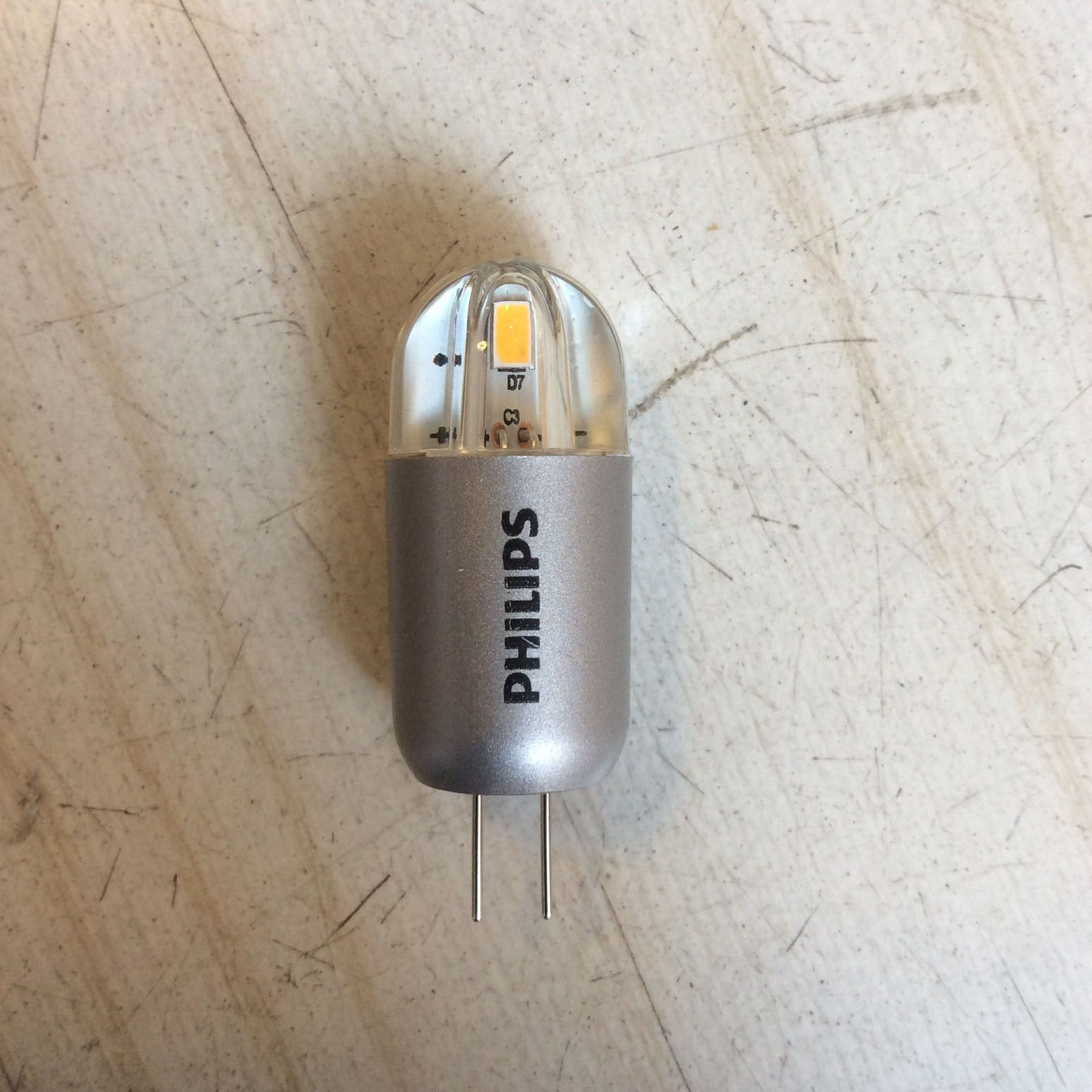 飞利浦12vled灯led灯珠g4 12v1.2w水晶灯灯泡插脚灯泡低压灯珠