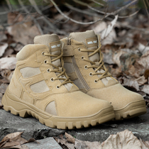 Outdoor Ultralight Tactical Boots Male and female Special Soldiers Combat Shoes for Land Warring Security for Training Wear Desert Mountaineering Boots