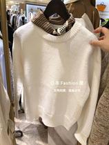 5 fold Japanese direct 23 * area washable Japanese round neck sweater KRWOBS0205