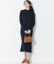 5 fold Nana Japan Direct 23 * District Half Turtleneck Knitted Dress OPWOBS0106