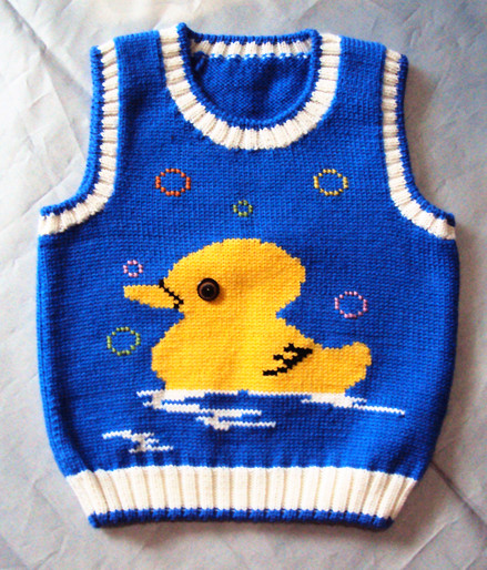 马夹毛衣背心纯手工编织1-2岁儿童宝宝毛背心r手打婴儿马夹毛衣