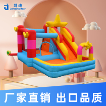 Bouncy castle Trampoline Home star Castle jump bed Childrens naughty castle Indoor and outdoor slide Square toys
