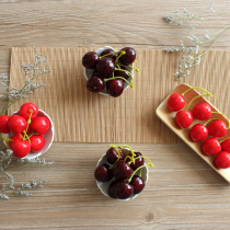 Simulation cherry fruit two price online shop photography background decoration shooting posing photo photography props