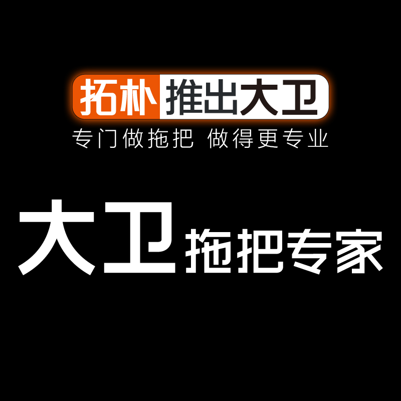 拓朴正品旋转拖把拖布墩布拖布桶单桶拖把拓扑新款免手洗大卫拖把产品展示图1