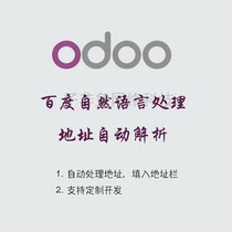 Odoo Baidu natural language module NLP address automatic resolution