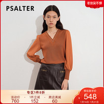 Shadow Psalm Women's 2021 Autumn New Fashion V-Neck Slim Knitted Shirt 6C61306323