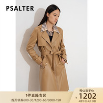 Poetry Chapter Womens Dress 2021 Winter New Laces Collection Waist Display Slim Sheep Leather Bracelet Leather Clothing