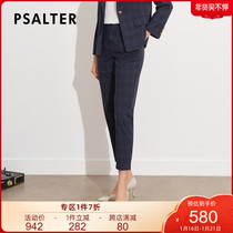 Shadow Psalm Women's 2021 Autumn New Commuter Dark Plaid Suit Pants 6C61320273