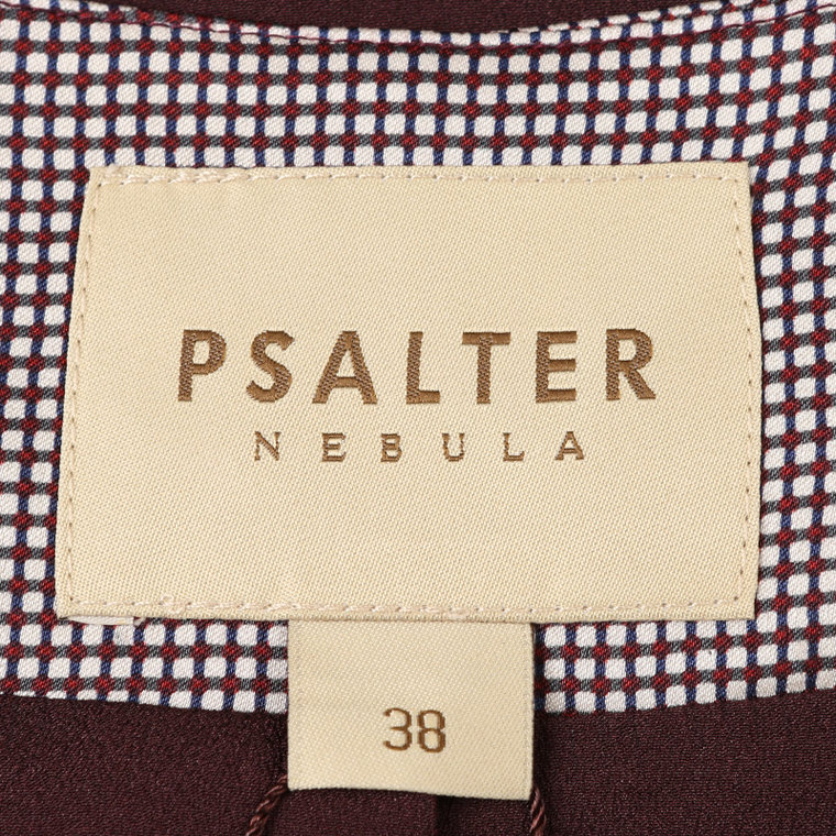 PSALTER/诗篇2015秋装新品 高级网织条纹帅性长外套 65207080