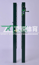 Aluminum alloy square embedded tennis column Buried net column Tennis court column In-line tennis center net column