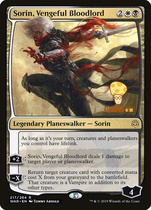 The revenge blood collar Sorin Vengeful Bloodlord Battle of Wanzhi Spark WAR-217