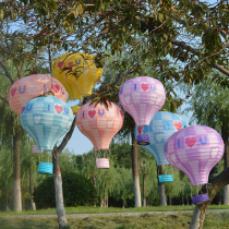 Christmas Birthday party Three-dimensional hot air balloon hanging venue Kindergarten shop window holiday decoration decoration