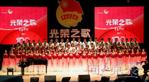College and middle school choir performance costume 129 medium long stage chorus dress dress Beijing custom rental