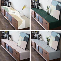 Simple living room table flag Nordic dining edge cabinet mat Shoe cabinet Entrance cabinet cover mat TV cabinet tablecloth(collection 2)