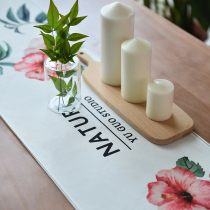 Yuguo Nordic garden flower plant table fabric table flag bedroom bed flag tea table cloth cover hipster