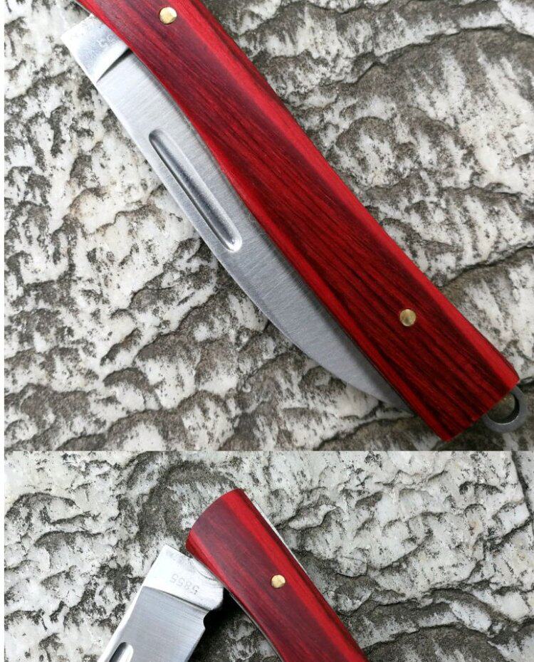 日美折叠水果刀 折叠小刀 随身折叠刀 便携小刀高硬度多功能_7折现价