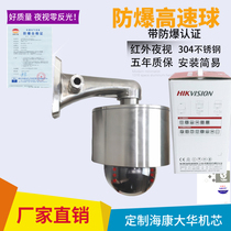 Network surveillance spherical camera digital high-definition surveillance home outdoor waterproof wireless infrared explosion-proof camera