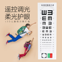 Standard medical vision meter flip chart 2 5 meters 5 meters household childrens kindergarten ultra-thin led vision meter light box