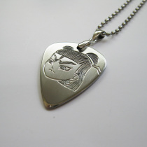 Painful faith band Nezha paddles necklace handmade carving can be customized