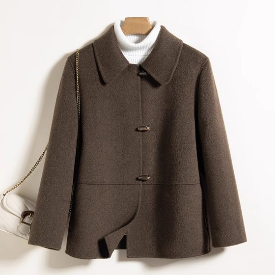 2025 autumn and winter new double-sided cashmere coat for women short small high-end wool jacket
2025 autumn and winter new double-sided cashmere coat for women short small high-end wool jacket