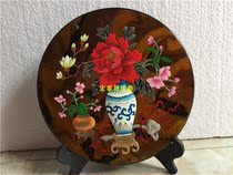 (Hong Taisheng Lacquerware)Pingyao push light lacquer Bogu rack decoration plate Ancient costume TV series props decorations