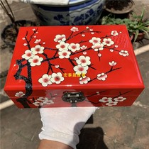Shanxi Pingyao push light lacquerware jewelry box wedding gifts girlfriends birthday gifts