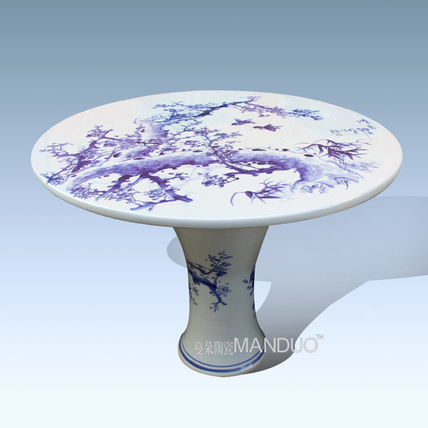 Jingdezhen porcelain ceramic table adornment is suing balcony garden villa garden art porcelain table