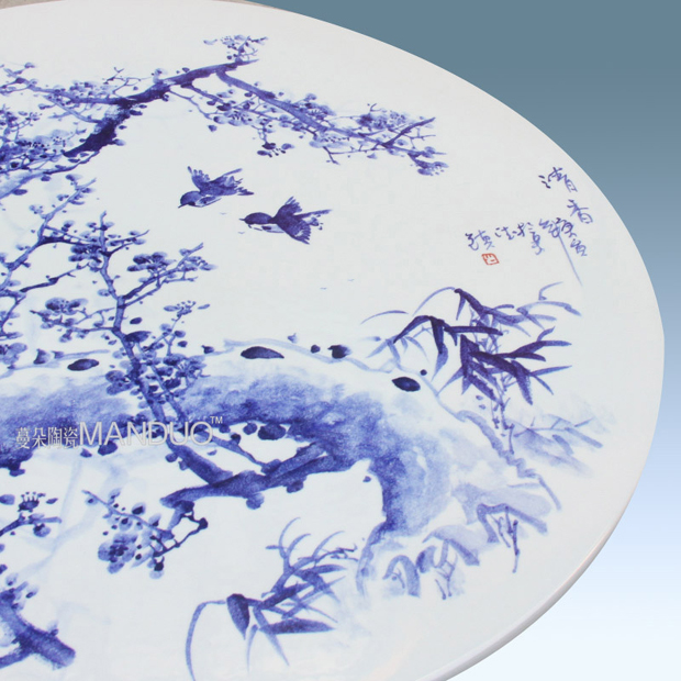 Jingdezhen porcelain ceramic table adornment is suing balcony garden villa garden art porcelain table