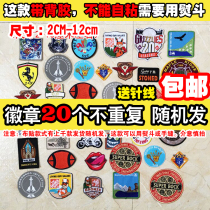 Backrubber Foreign Trade Fashion Badge Badge Feather Patch Patch Clothes Embroidery Label