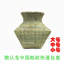 Fish basket handmade bamboo woven bamboo props decorative pendant Fishing basket Fisherman eel basket Loach fishing basket Farmhouse