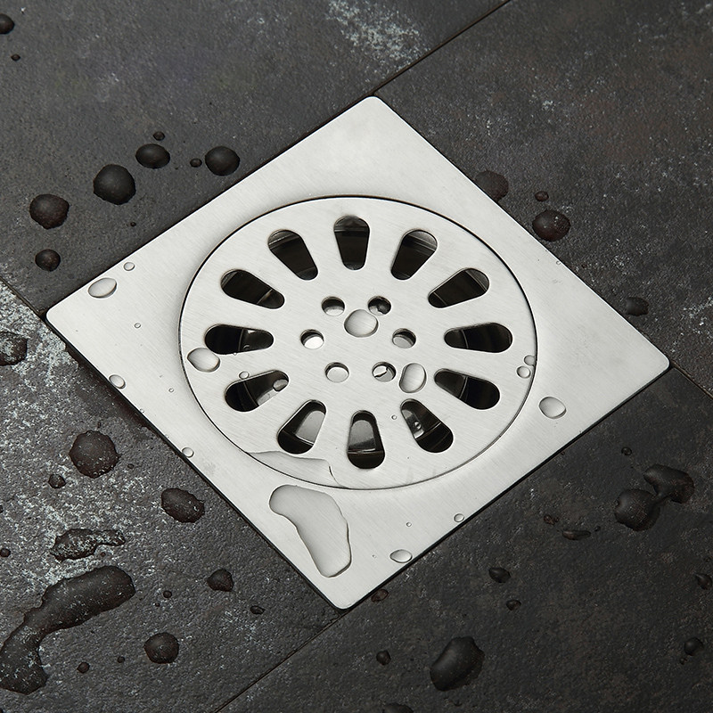 直排不锈钢浴室厨房阳台洗衣机公共露台广场大排量工程下排水地漏