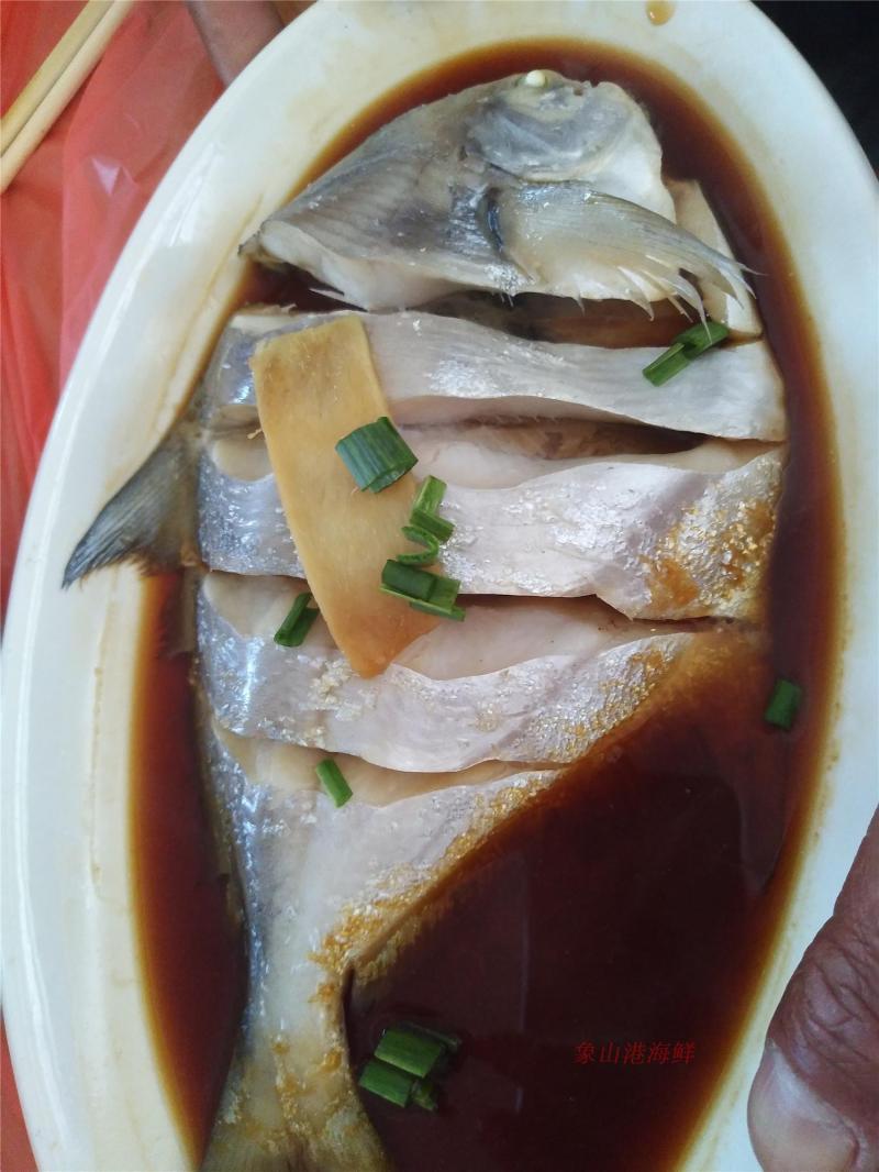 宁波野生鲳鱼扁螃蟹象山东海平鱼鱼白鲳大白新鲜鱼鲳鳊鱼包邮银鲳_7折吃特价沾醋图片
