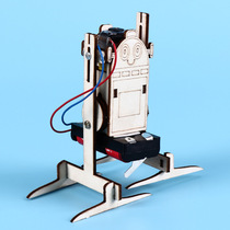 New products High and low foot crawling robot technology Small production gizmo electric robot Student production materials