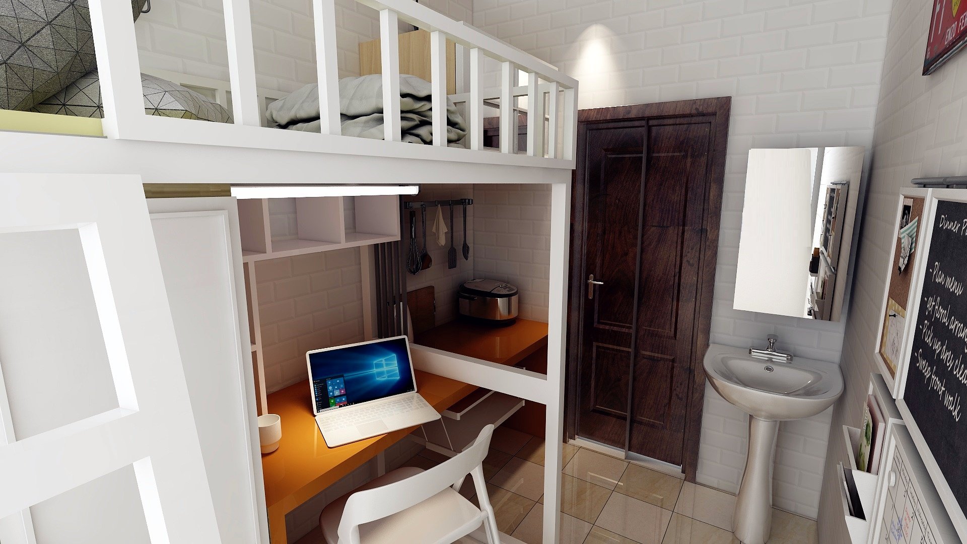 小伙爆改8㎡香港劏房,睡觉不再直面马桶