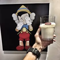 Milk cup supreme glass English pint beer cup Male and female couple cup Tea drinking water INS cup