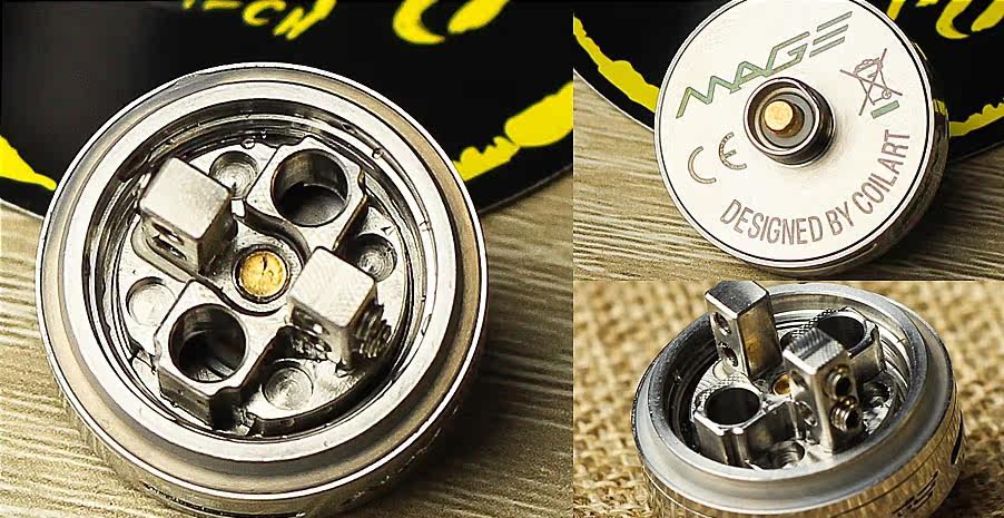 美国进口正品 coilart mega rta 魔法师储油雾化器大烟雾滴油口感