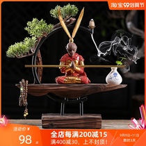 Weathered Wood Zen reverted incense ornaments Qi Tian Sheng living room sandalwood incense lavender incense ceremony tea ceremony decoration