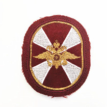 Russian double-headed eagle embroidered wire arms Zhangjun fan symbol No magic sticker