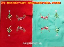 Machine embroidered embroidery child upper cloth accessories Practical 0 to 3 year old baby Apple flowers in kind photo C_160 #