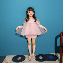 Miss Sunny original Girls summer clothes 2021 new 2-year-old 3 foreign style 5 Korean version fashionable doll shirt top 4 shirt