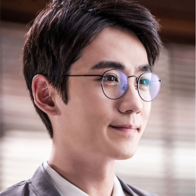 斯文败类眼镜框男沈魏朱一龙同款圆框复古文艺近视眼镜潮无度数女