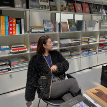 CC fur little incense Toka Spain imported Tuscan wool fur coat women