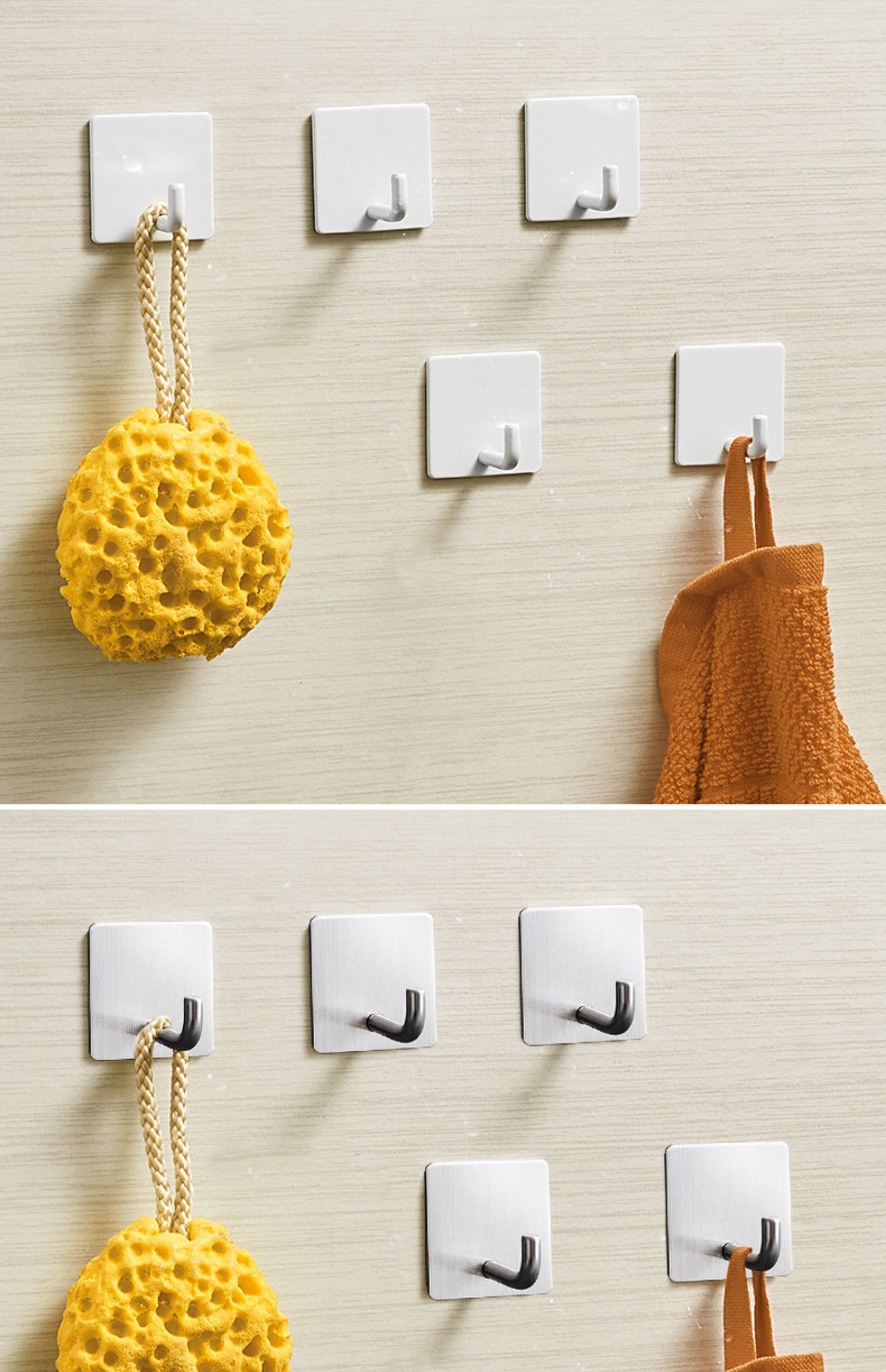 免打孔厨房挂钩强力粘胶不锈钢